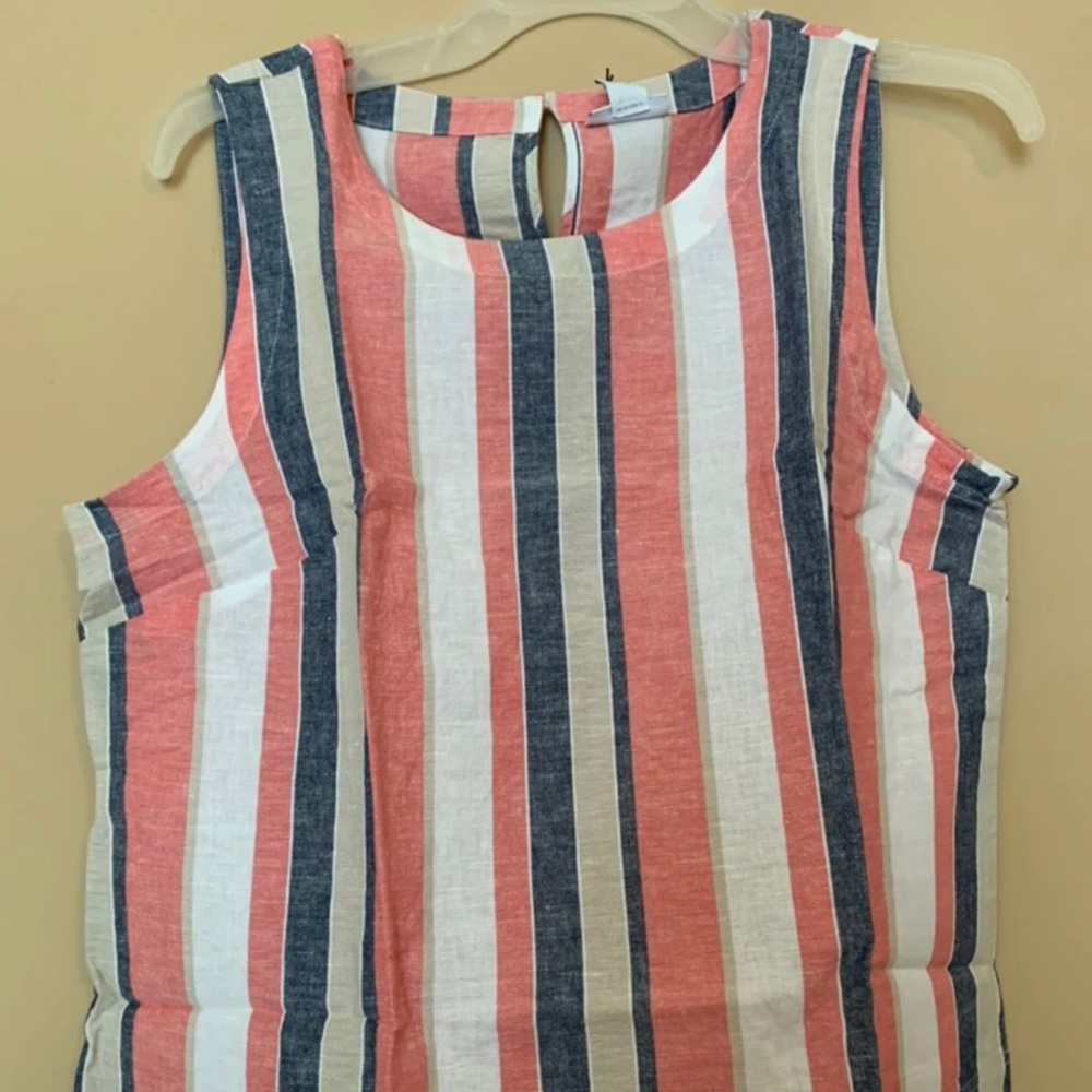 Striped Sleeveless Top